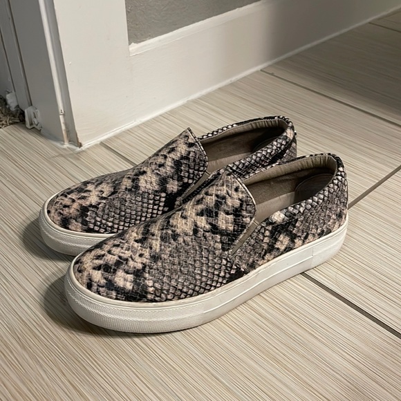 Steve Madden snakeskin sneakers - Picture 1 of 2